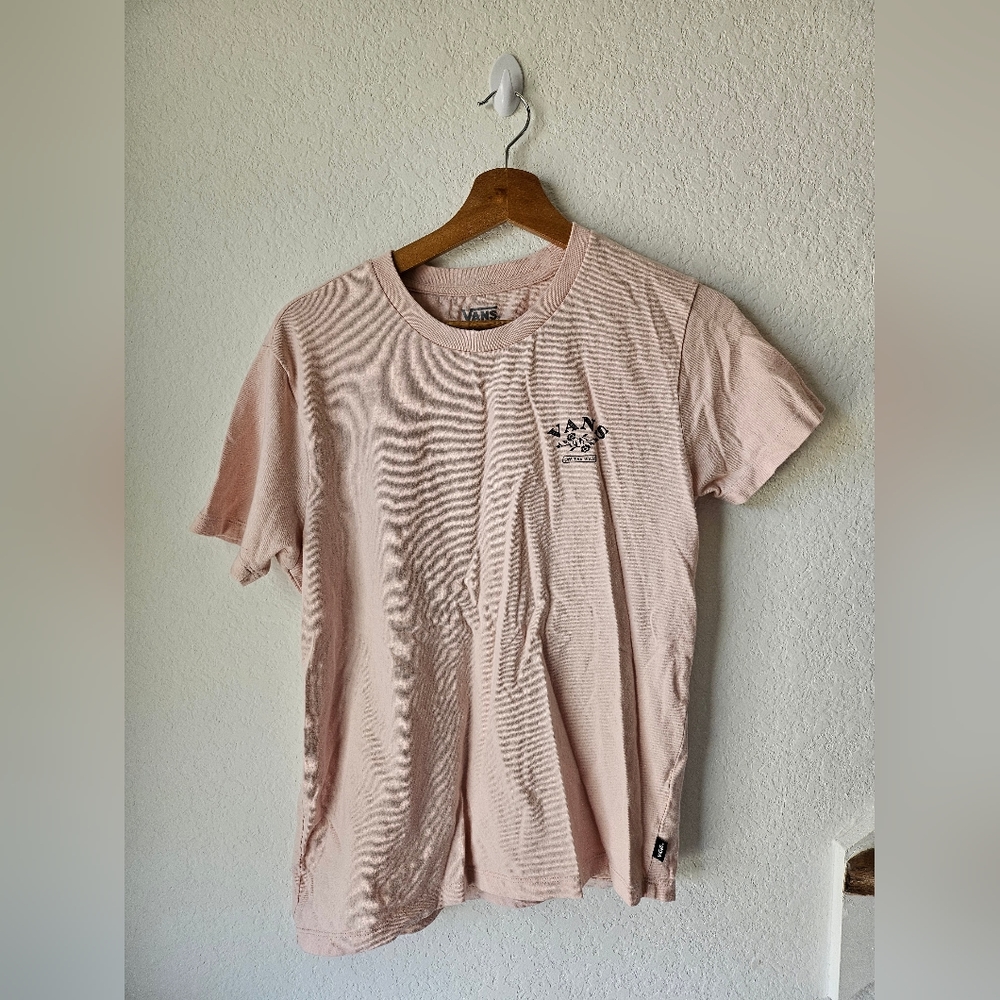 Vans pink shirt womens